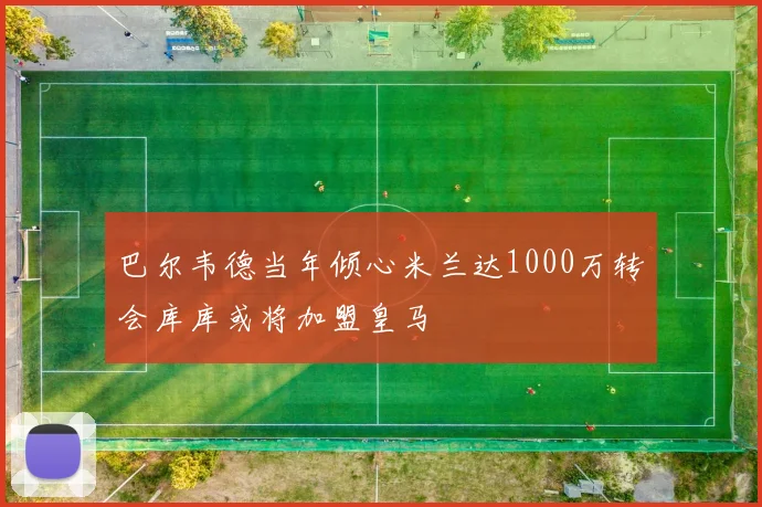 巴尔韦德当年倾心米兰达1000万转会库库或将加盟皇马